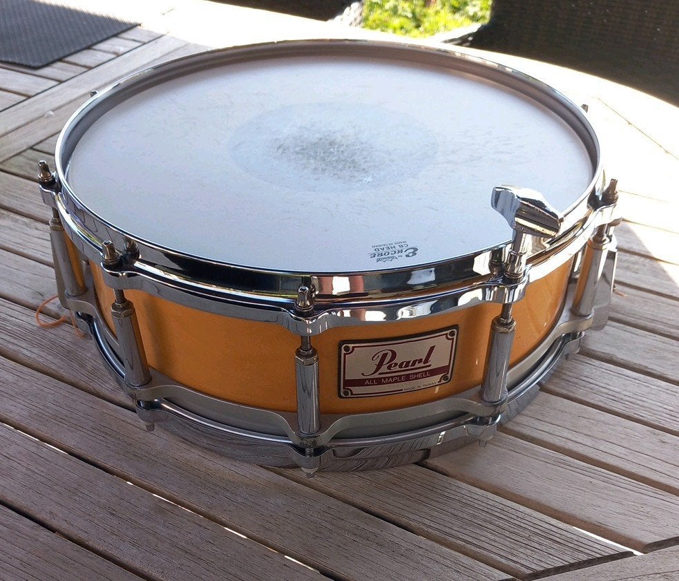Pearl maple freefloating snaredrum 14"x5", Muziek en Instrumenten, Ophalen of Verzenden, Pearl