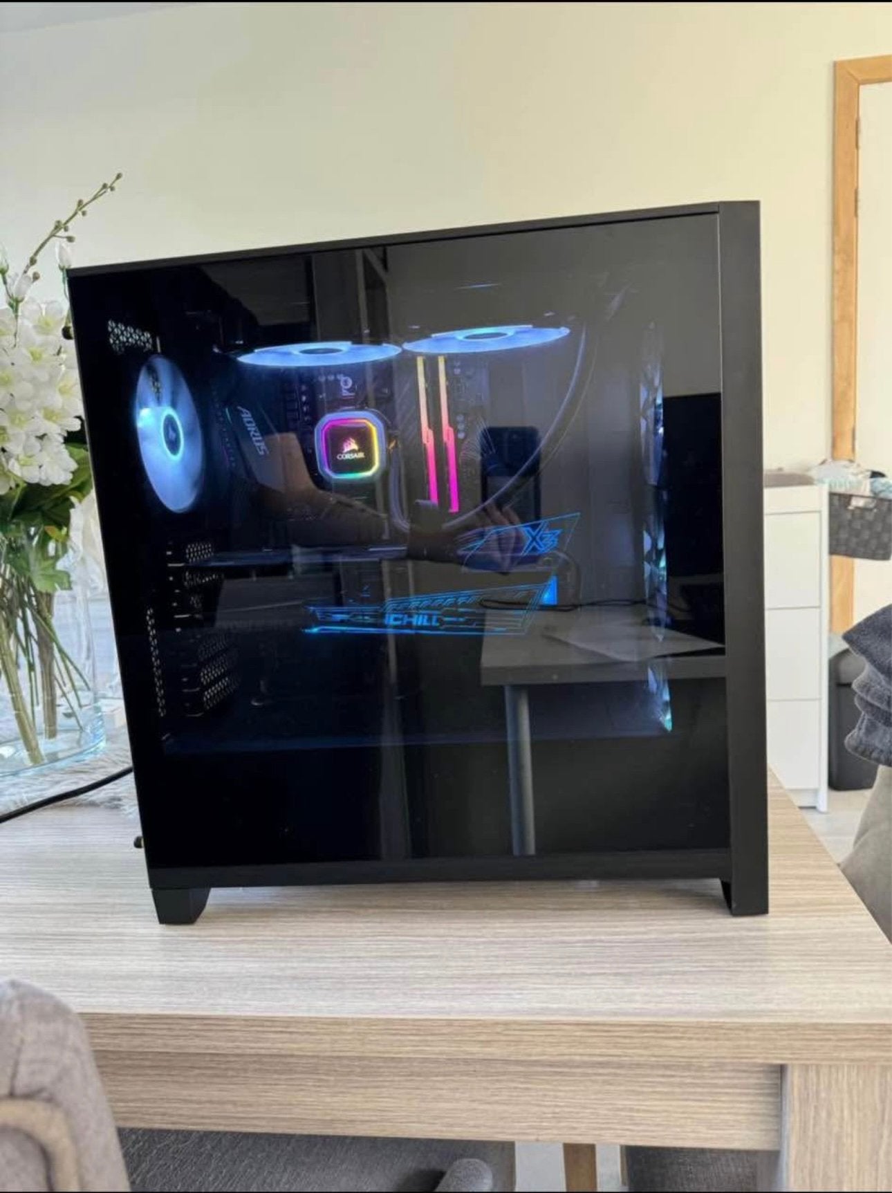 Krachtige Gaming PC  (Ryzen 5 & RTX 3070), Enlèvement, Comme neuf, Gaming, SSD