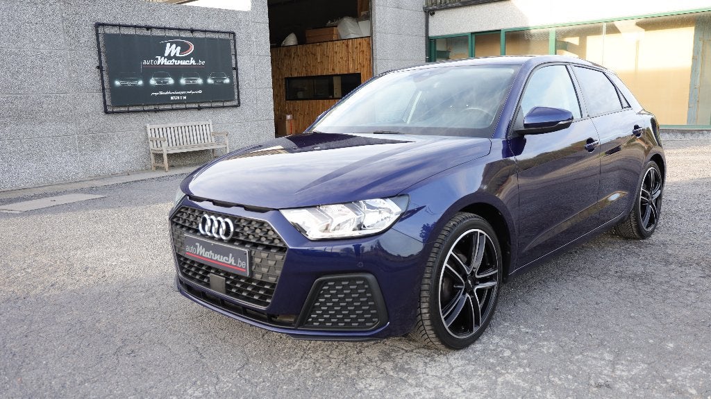 Audi A1 1,0TFSI 2023 GPS-Cruise-PDC-Android-Apple-Laneassist, A1, Blauw, 124 g/km, Bedrijf