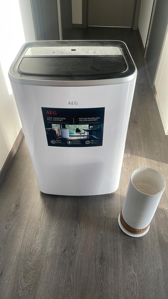 Mobiele airco AEG, Elektronische apparatuur, Airco's, Ophalen, Zo goed als nieuw, Mobiele airco, Afstandsbediening