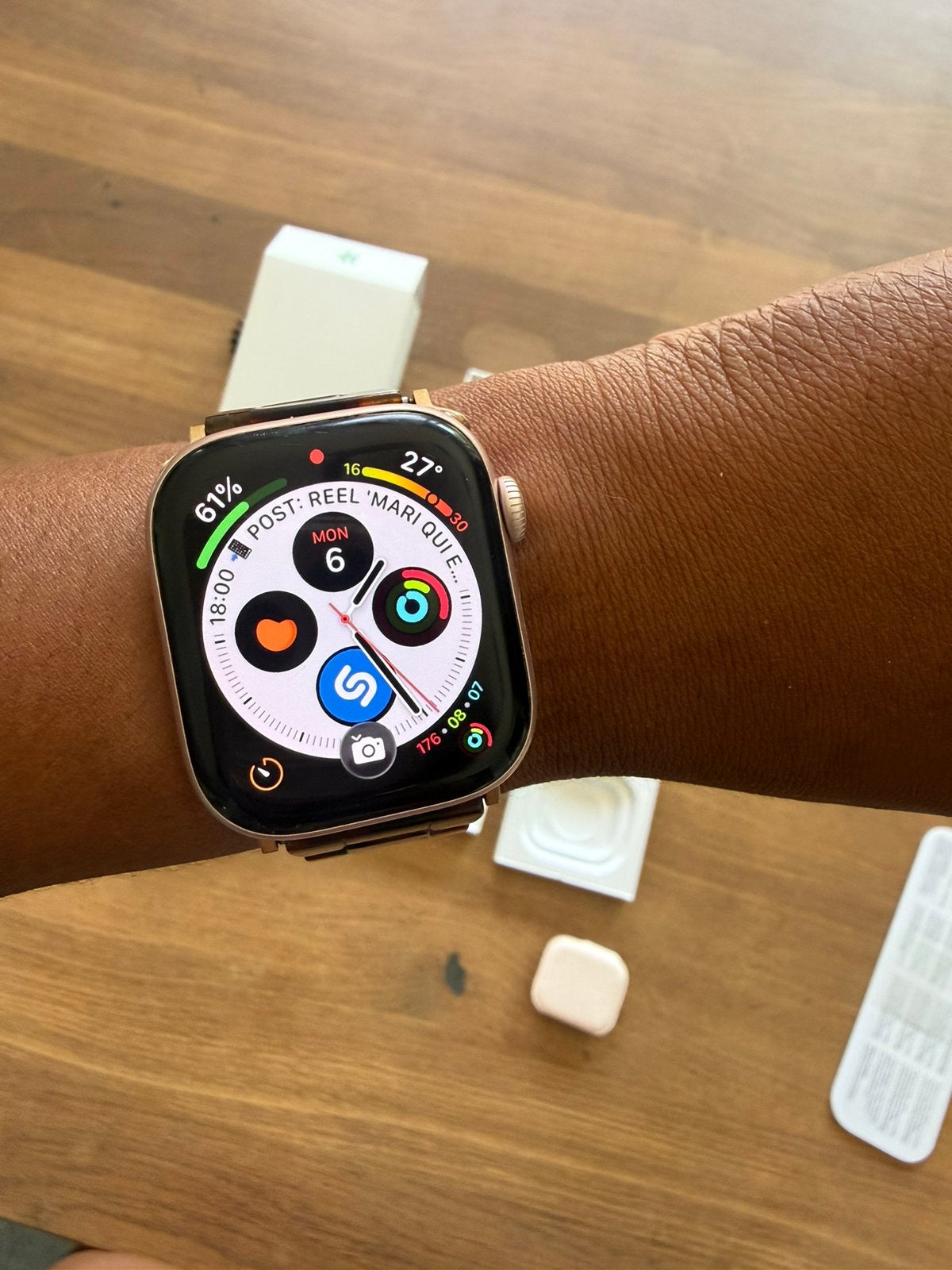 Appme Watch 10, Handtassen en Accessoires, Smartwatches, Gebruikt, IOS, Ophalen of Verzenden, Roze