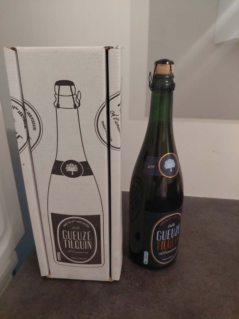 TILQUIN oude geuze 10th anniversary, Verzamelen, Ophalen of Verzenden