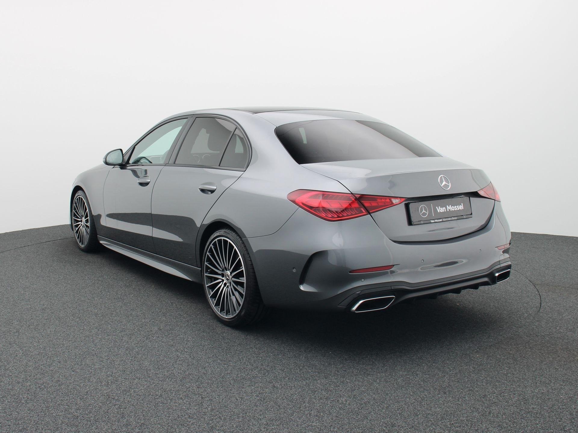 Mercedes-Benz C 200 AMG Line Berline + PANORAMISCH DAK + CAR, Auto's, Automaat, 4 cilinders, 1650 kg, Bedrijf