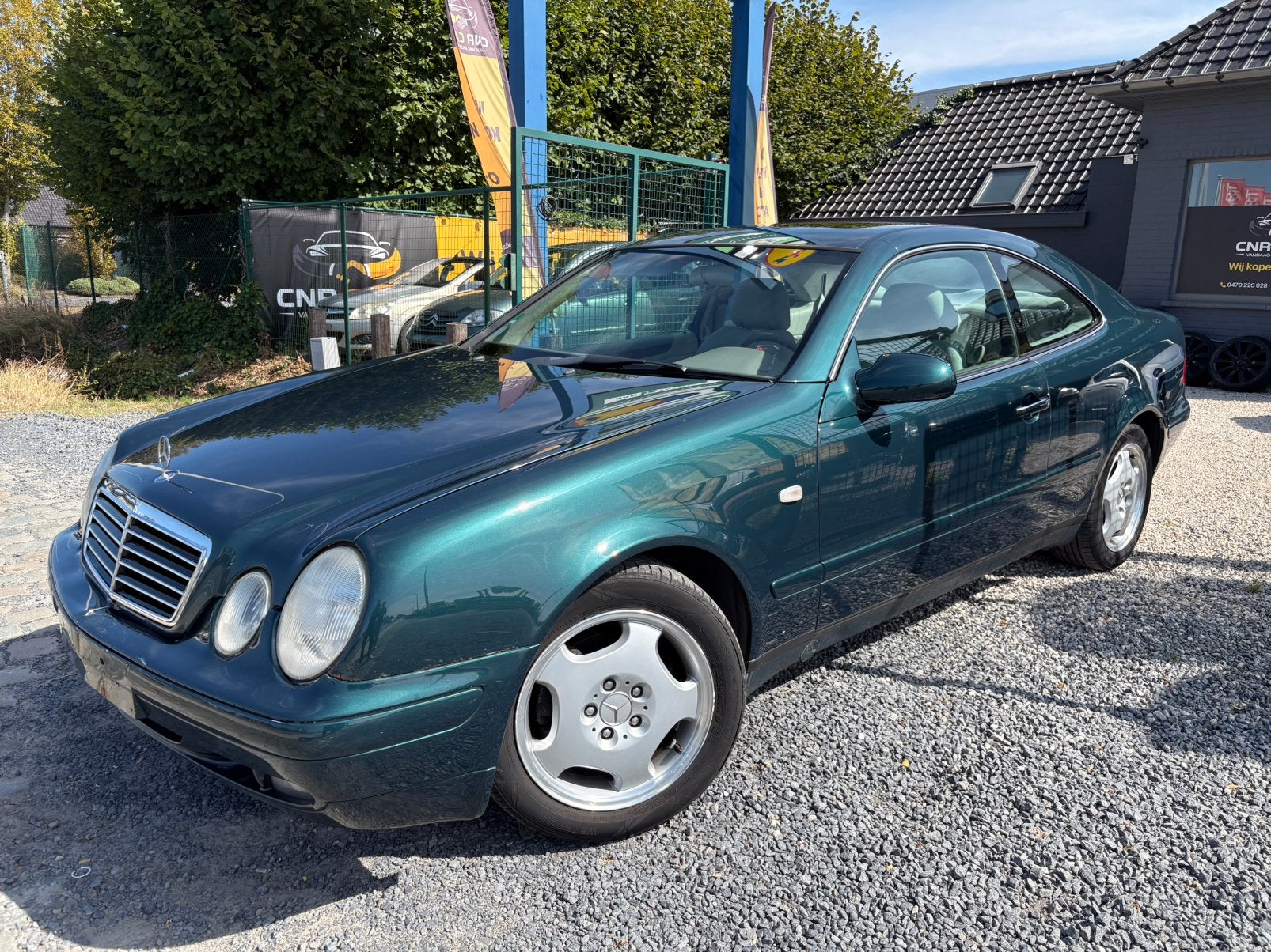 Mercedes-Benz CLK 200- automaat- benzine- opendak- gekeurd, 100 kW, Achat, Entreprise, Entretenue par le concessionnaire