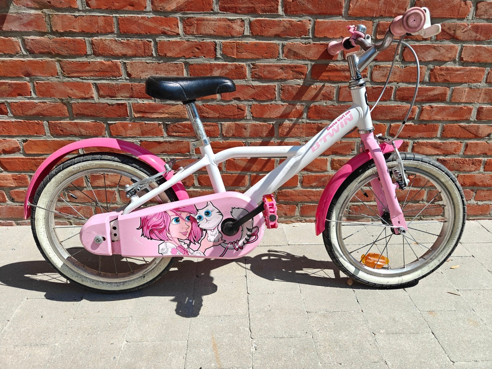 Fiets 16 inch, Fietsen en Brommers, Fietsen | Meisjes, Ophalen, Velgrem, Handrem, Btwin Decathlon