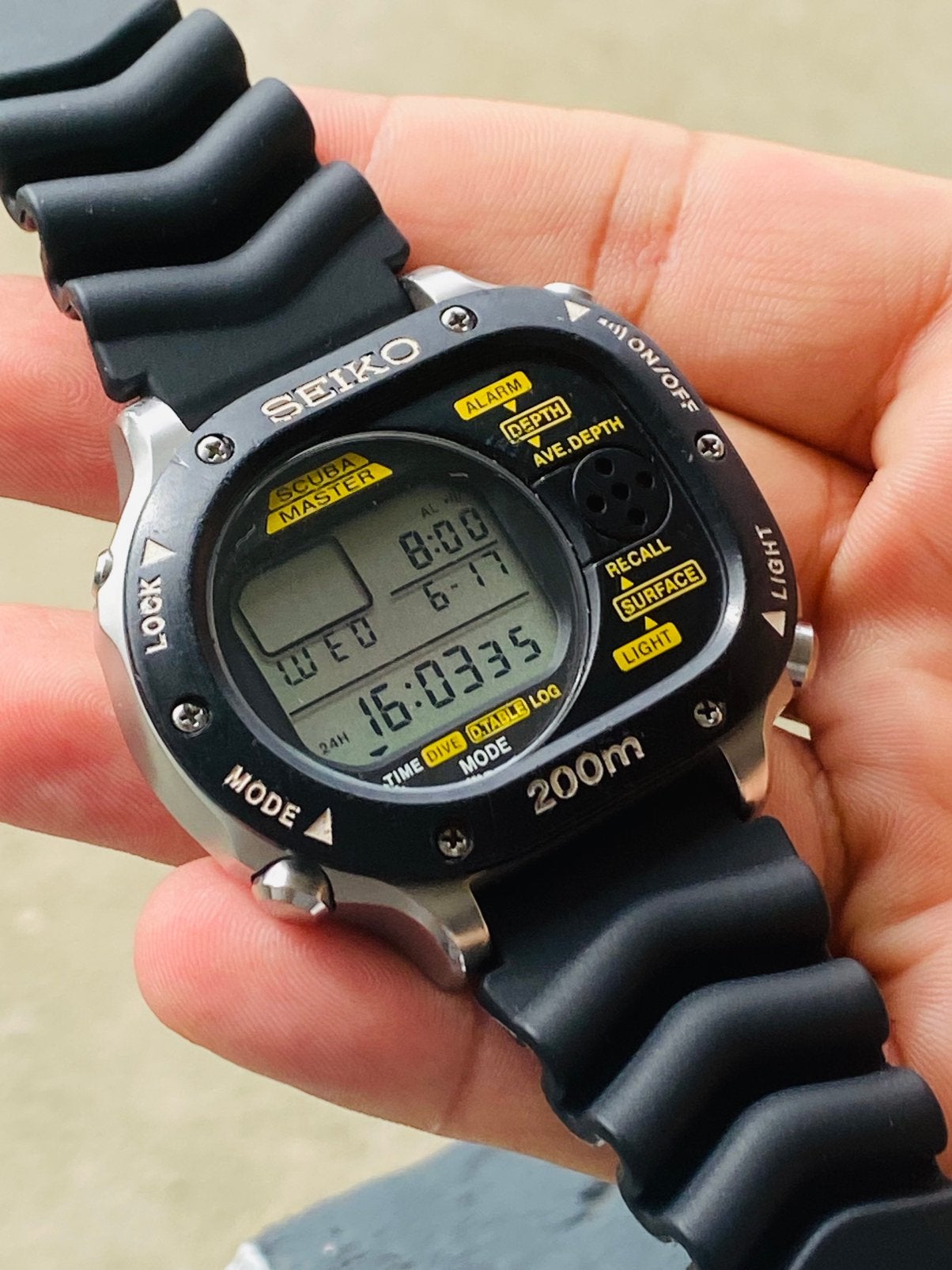 Seiko Scubamaster  Dive Computer + Seiko Skx 007j, Seiko, Staal, Polshorloge, Overige materialen