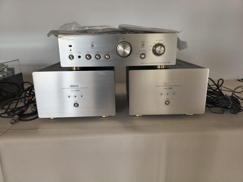 Préampli DENON PRA-S10 et 2 amplis mono POA-S10, Enlèvement ou Envoi, Denon, 120 watts ou plus, Stéréo