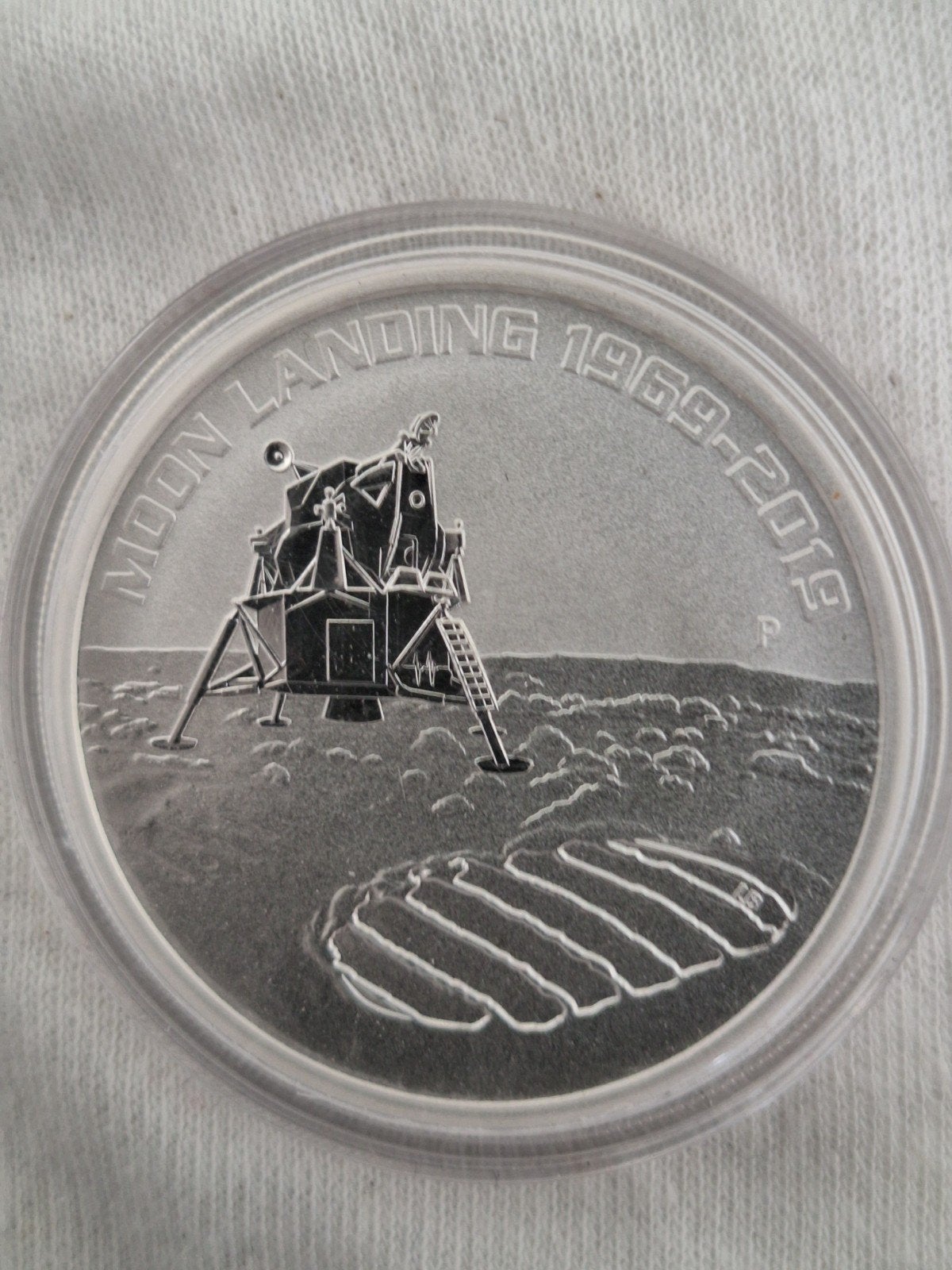 Pièce de 1 dollar en argent 2019 — 50e anniversaire de l'att, Enlèvement ou Envoi, Argent