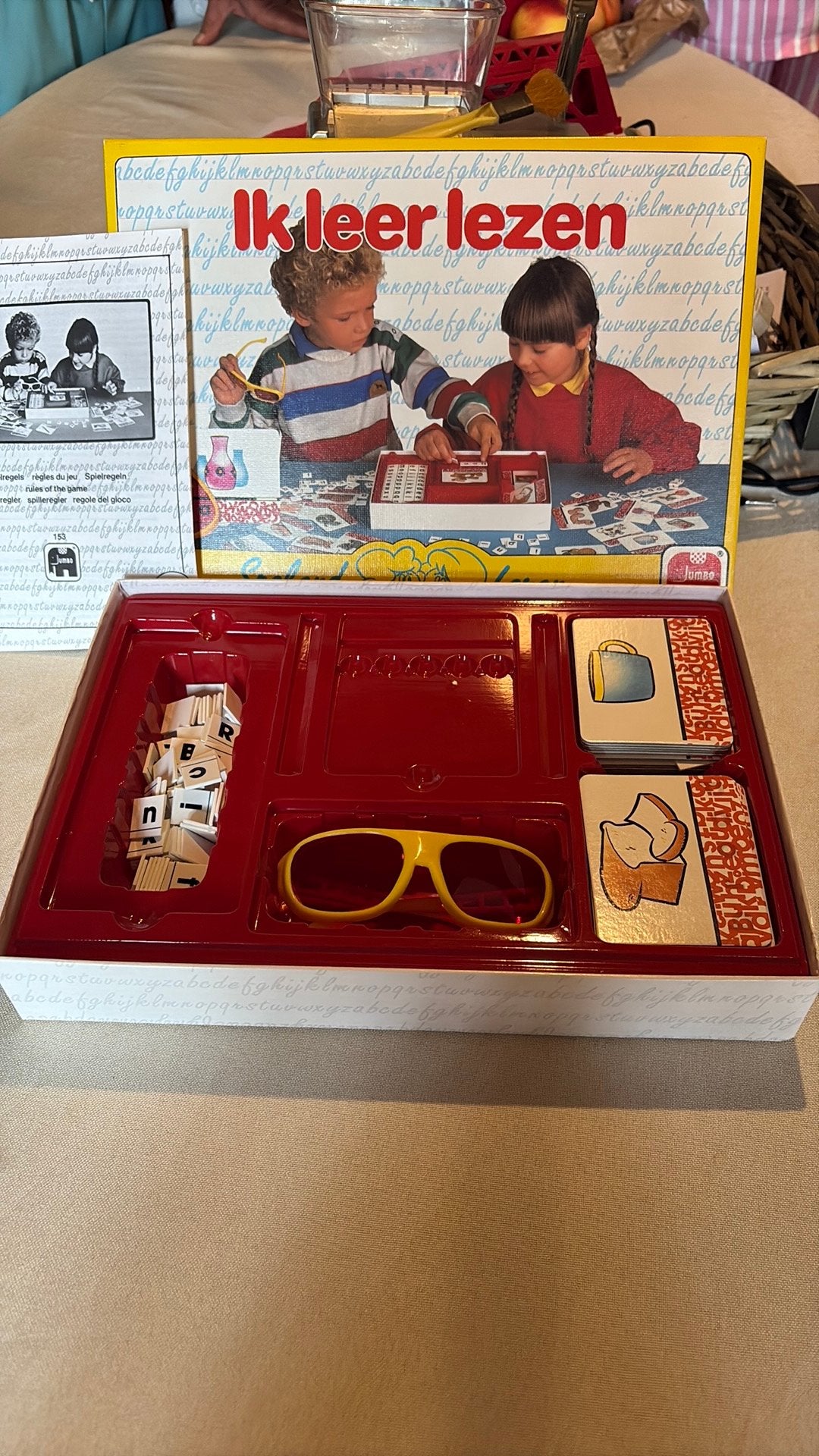 Vintage Ik Leer Lezen Spel Jumbo, Antiek en Kunst, Antiek | Speelgoed, Ophalen