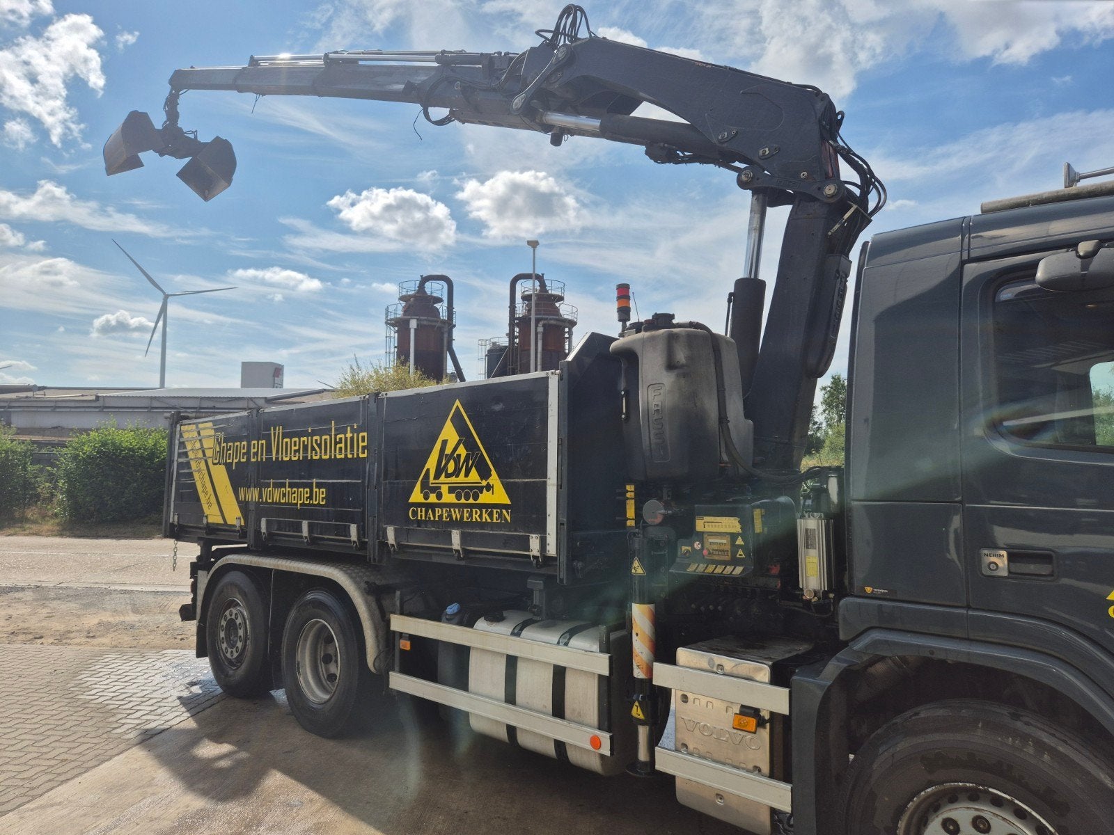Volvo met kraan, Autos, Camions, Achat, 2 portes, Diesel, Automatique