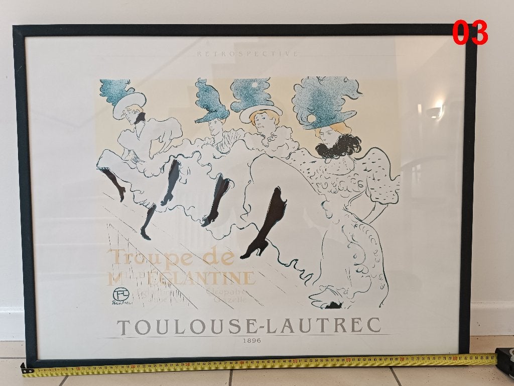 Cadre, 83 cm, Avec verre, Utilisé, 63 cm