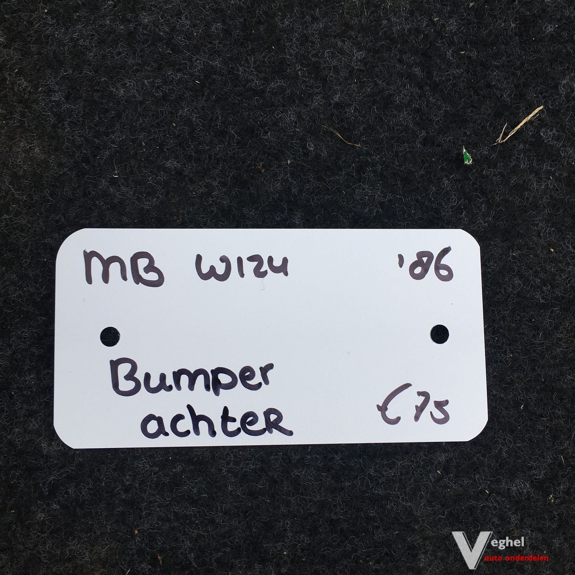 Mercedes W124 1986  Achterbumper, Ophalen, Gebruikt, -, -