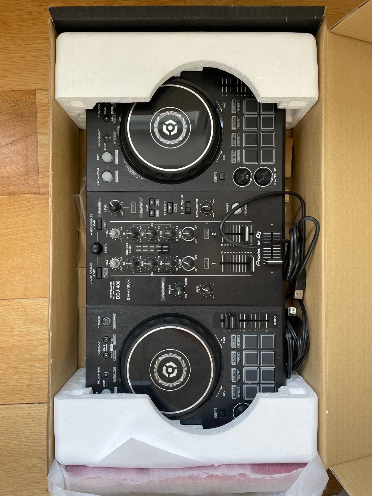 Contrôleur Pioneer DJ DDJ-400 | Rekordbox | Boîte originale, Musique & Instruments, Enlèvement ou Envoi, Comme neuf, Platine, Pioneer