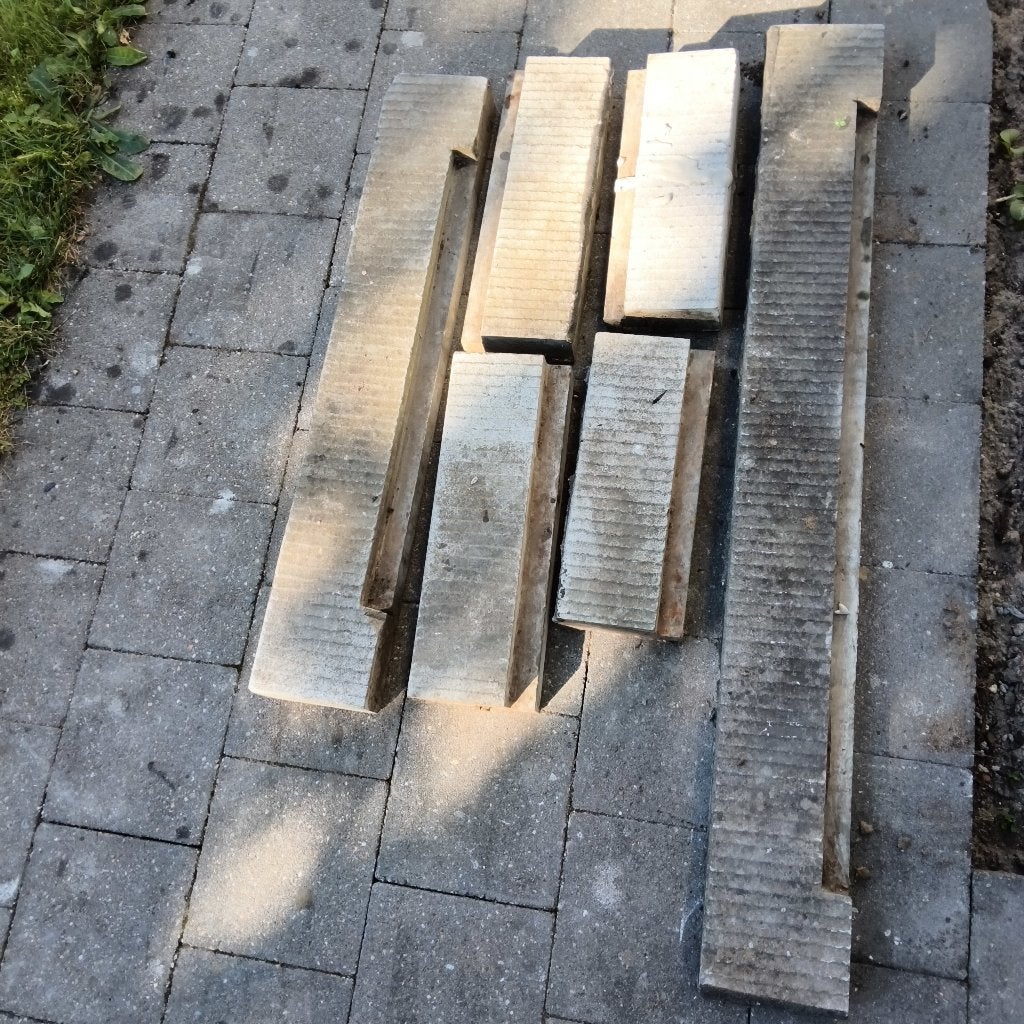 Blauwe steen, Tuin en Terras, Tegels en Klinkers, Ophalen, Gebruikt, Natuursteen, Overige typen