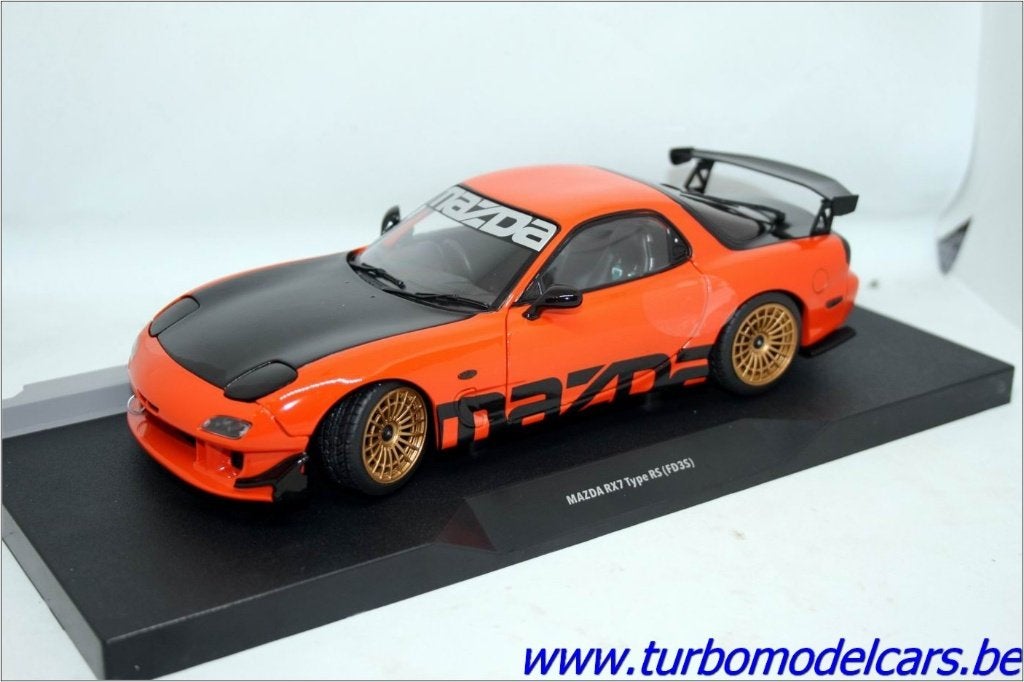 Mazda RX-7 Type RS (FD3S) Orange 1/18 Solido, Ophalen of Verzenden, Nieuw, Auto, Solido