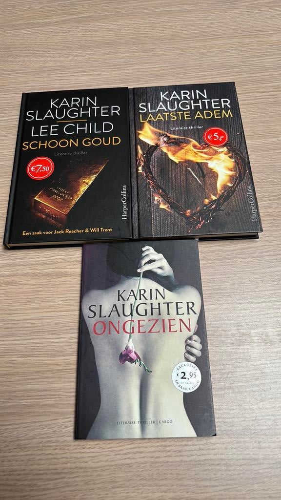 Karin Slaughter - 3 boeken, Ophalen of Verzenden, Zo goed als nieuw