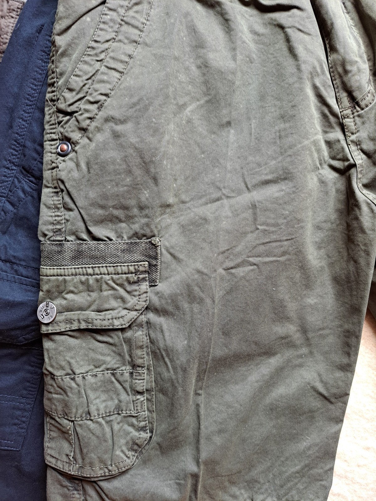 heren Bermuda. maat 44. kaki d blauw., Kleding | Heren, Broeken en Pantalons, Ophalen, Blauw