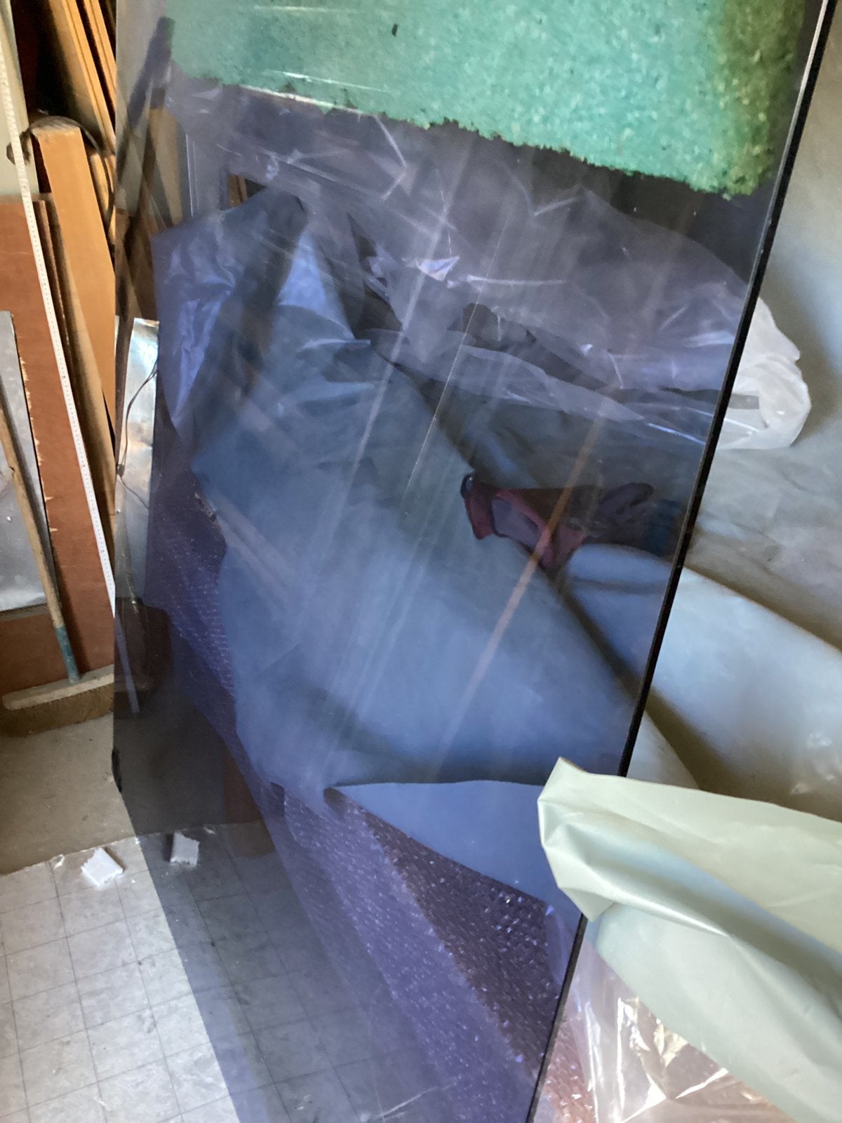 Gekleurde douchewand (nieuw), Doe-het-zelf en Bouw, Sanitair, Ophalen, Zo goed als nieuw
