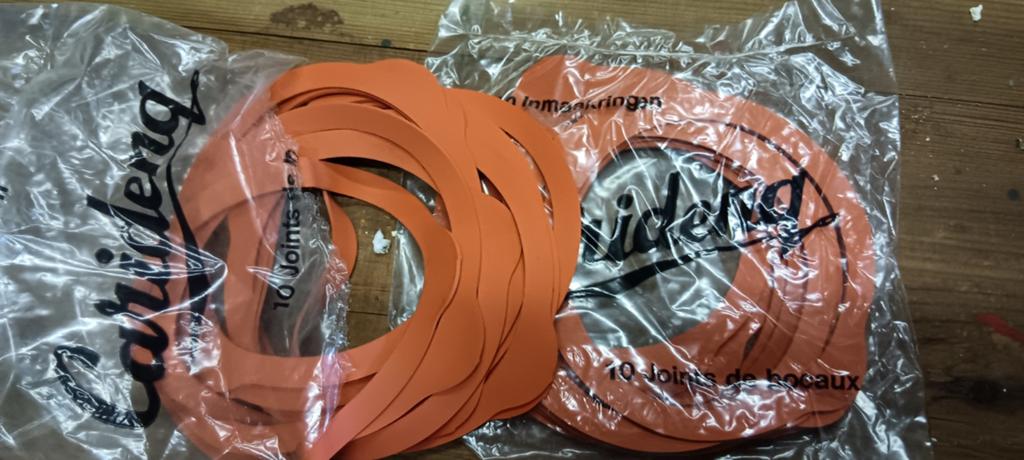 Sets Inmaakringen voor weckpotten, Ophalen of Verzenden