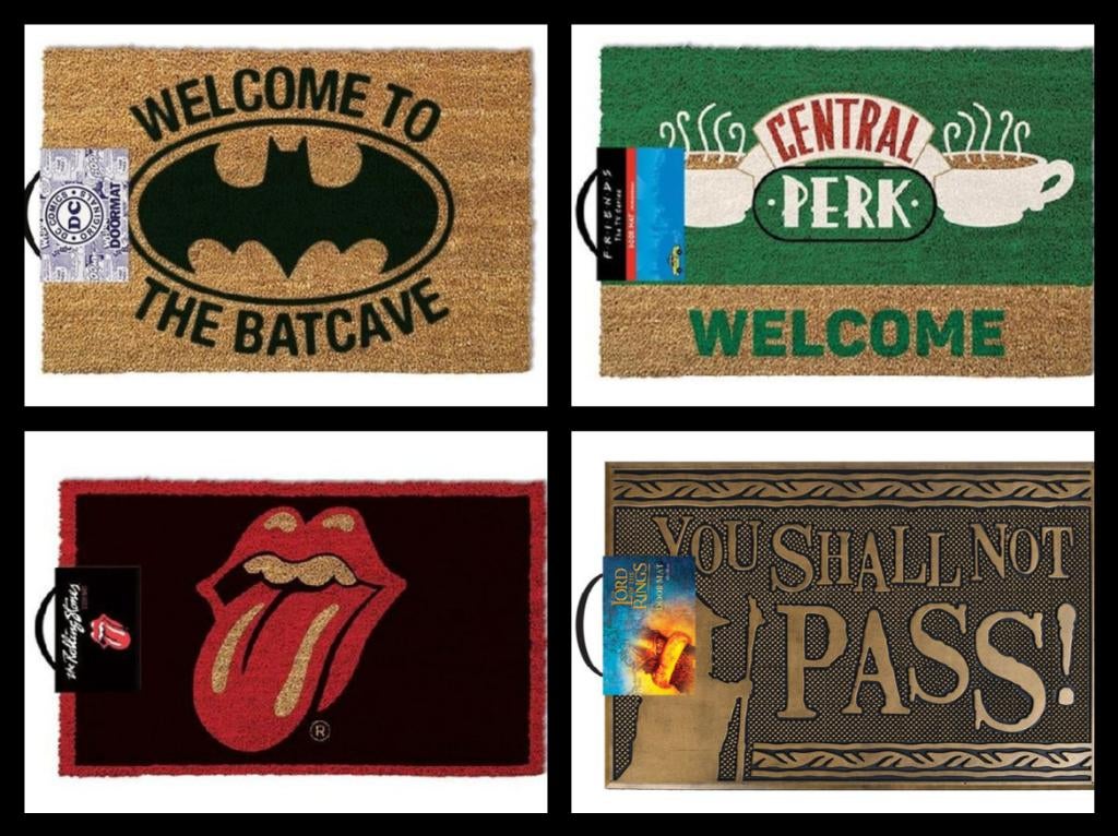 Bienvenue sur le paillasson Batcave Batman en noix de coco, Enlèvement ou Envoi, Neuf, Coco, Extérieur