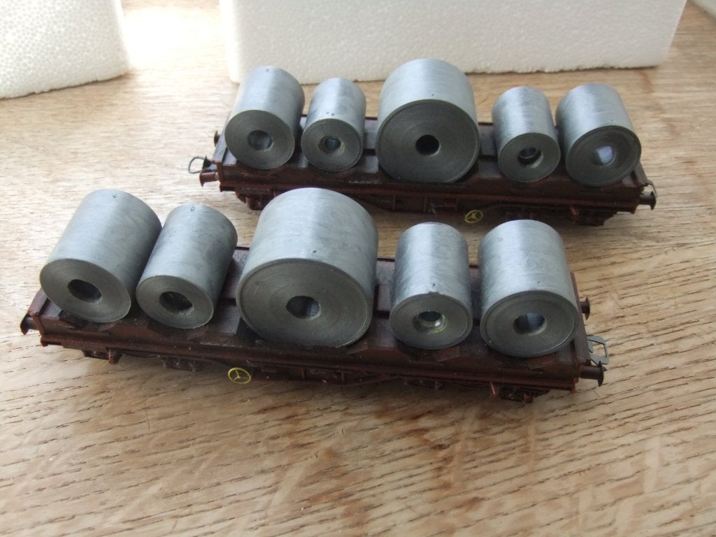 Roco h0 -  SNCB 2 wagons "SHIS" de transport lourd, Hobby & Loisirs créatifs, Neuf, Analogique, Enlèvement ou Envoi, Wagon