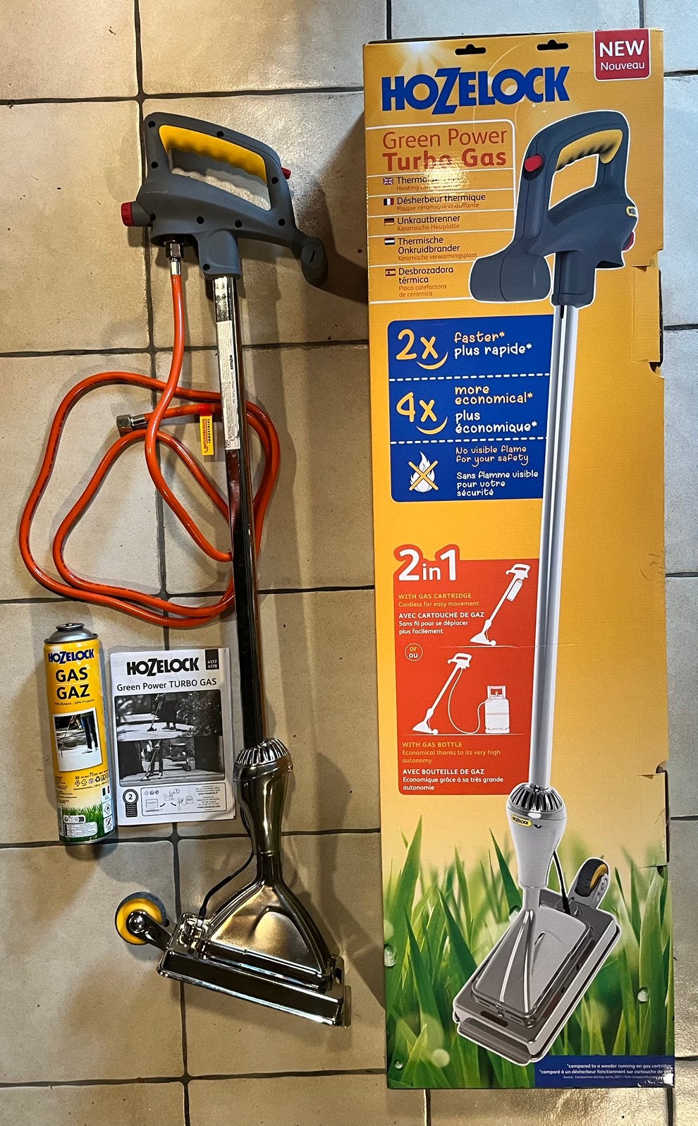 Hozelock onkruid brander zo goed als nieuw, Ophalen of Verzenden, Zo goed als nieuw