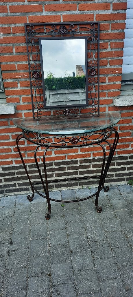 Tafeltje met spiegel, Huis en Inrichting, Ophalen, Gebruikt