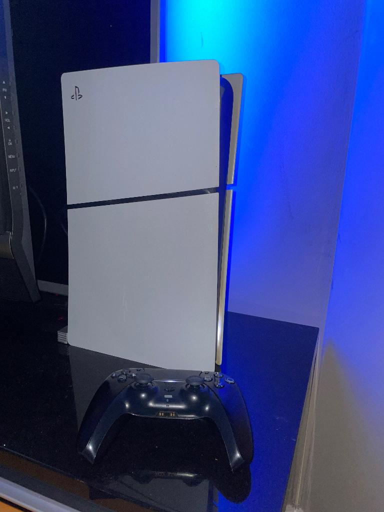 ps5 slim disc, Games en Spelcomputers, Spelcomputers | Sony PlayStation 5, Ophalen, Zo goed als nieuw