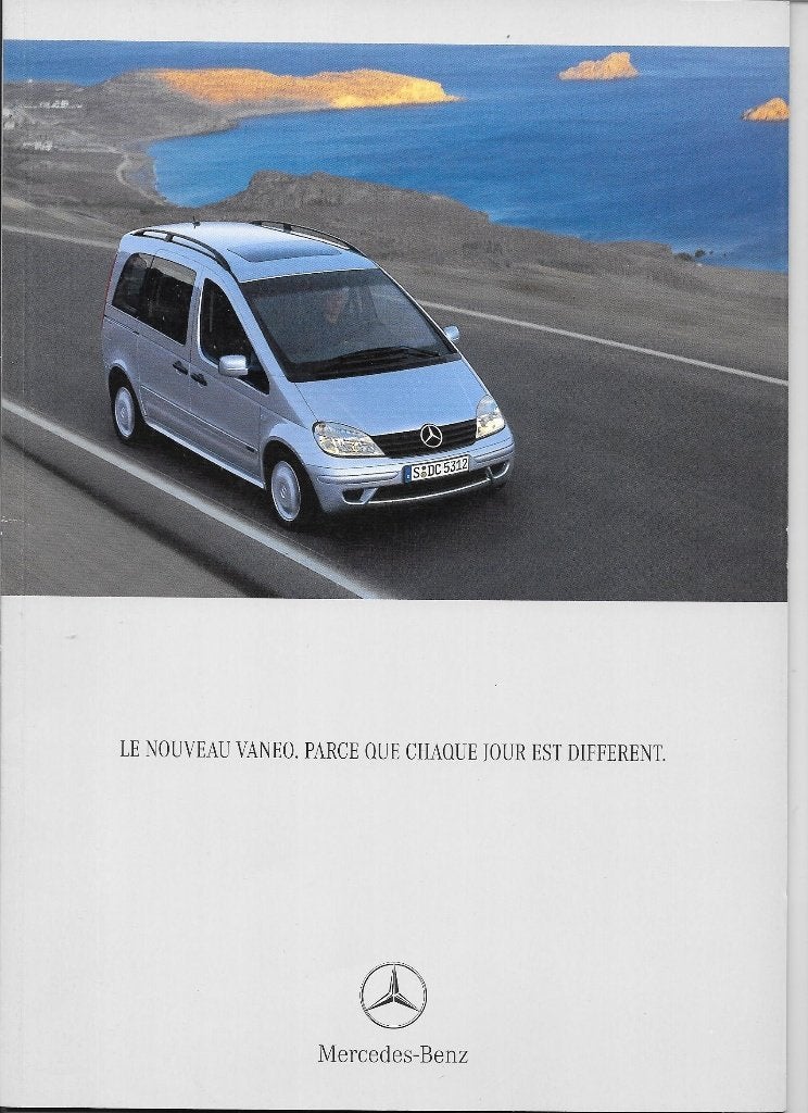 MERCEDES VANEO, 2002, Enlèvement ou Envoi, Comme neuf, Mercedes