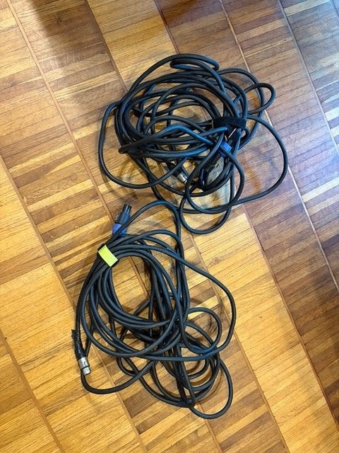 zware luidsprekerkabels – 10 meter (2 stuks), Muziek en Instrumenten, Ophalen, Zo goed als nieuw, Speaker of Versterker