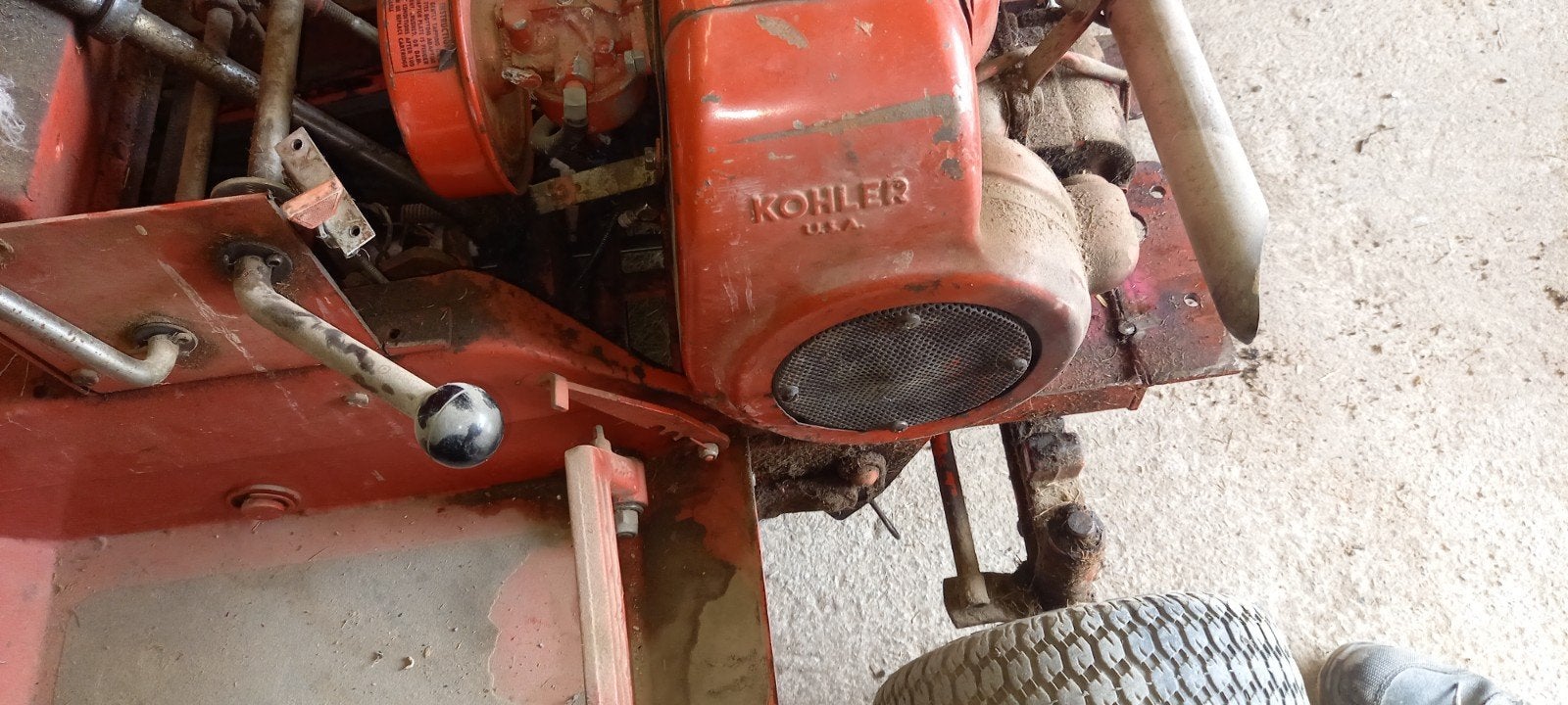 A vendre tracteur gravely, Enlèvement