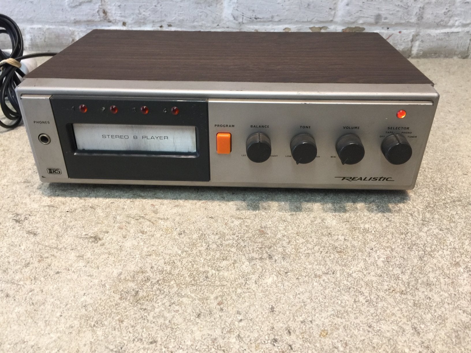 Realistic model 14 - 943  verterker + 8 track samen werkend, Enlèvement ou Envoi, Comme neuf
