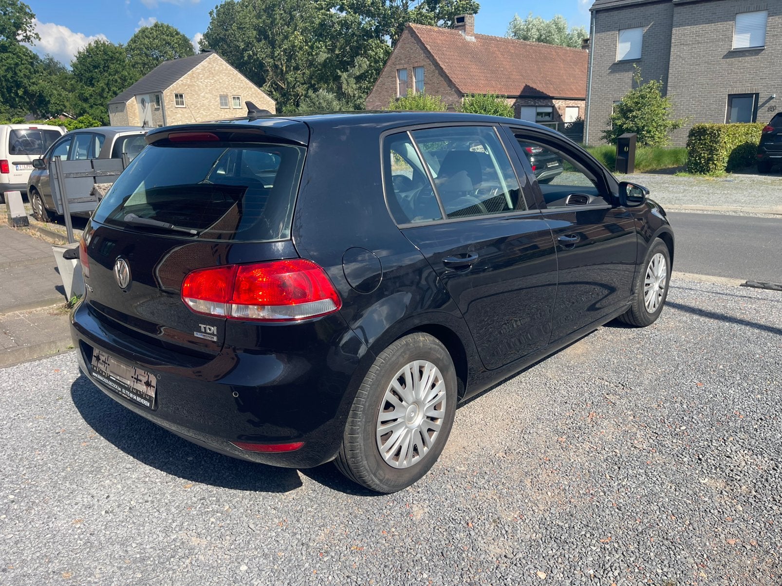 Volkswagen Golf 1.6 CRTDi Bleumotion,Airco,Gps,Sensoren,, Auto's, Volkswagen, Euro 5, 4 cilinders, Zwart, 99 g/km