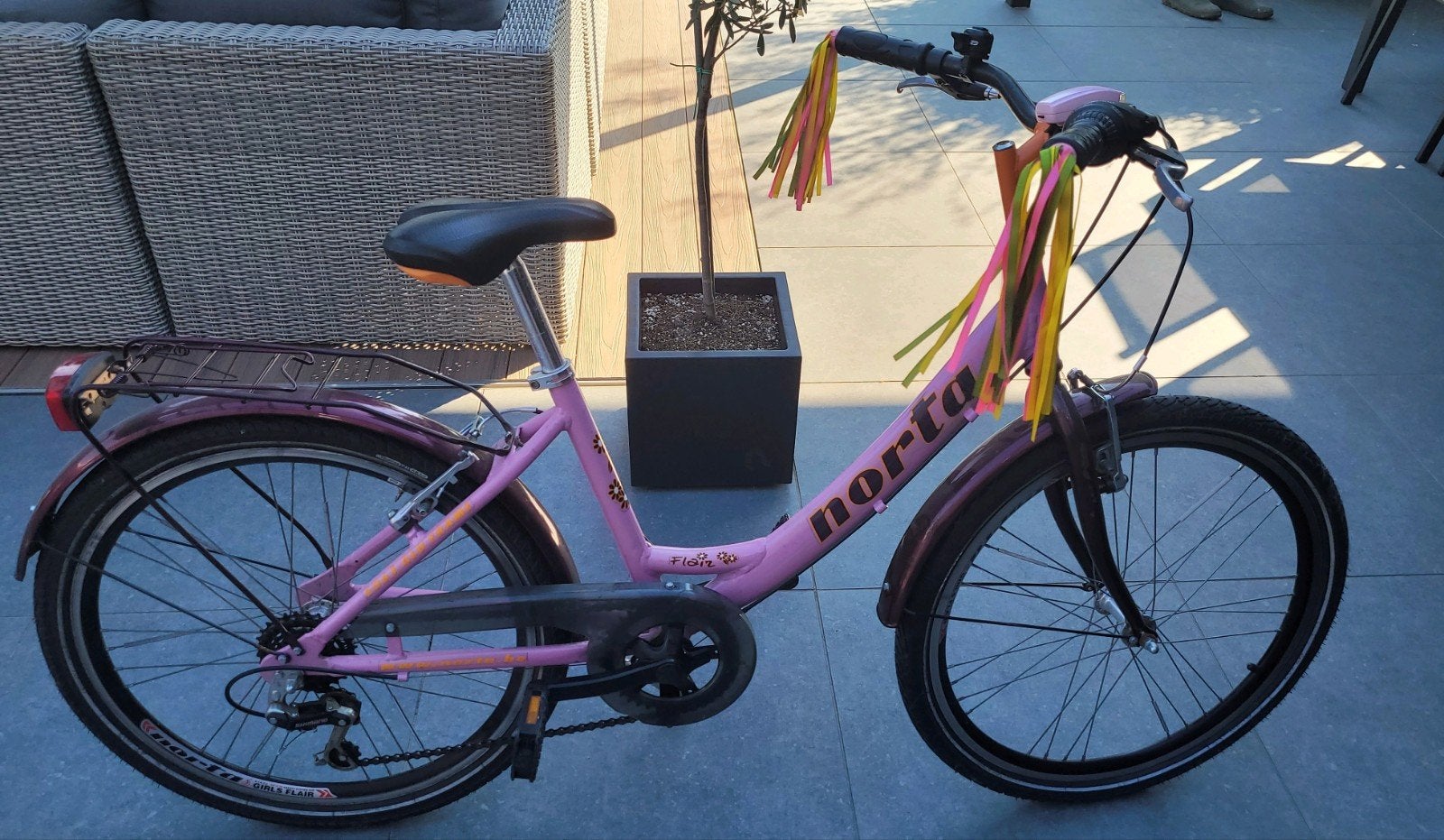 Vélo 24 pouces pour filles, Enlèvement