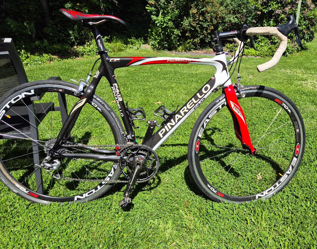 Koersfiets Pinarello maat 56, Fietsen en Brommers, Fietsen | Racefietsen, Gebruikt, Carbon, 15 tot 20 versnellingen, 53 tot 57 cm