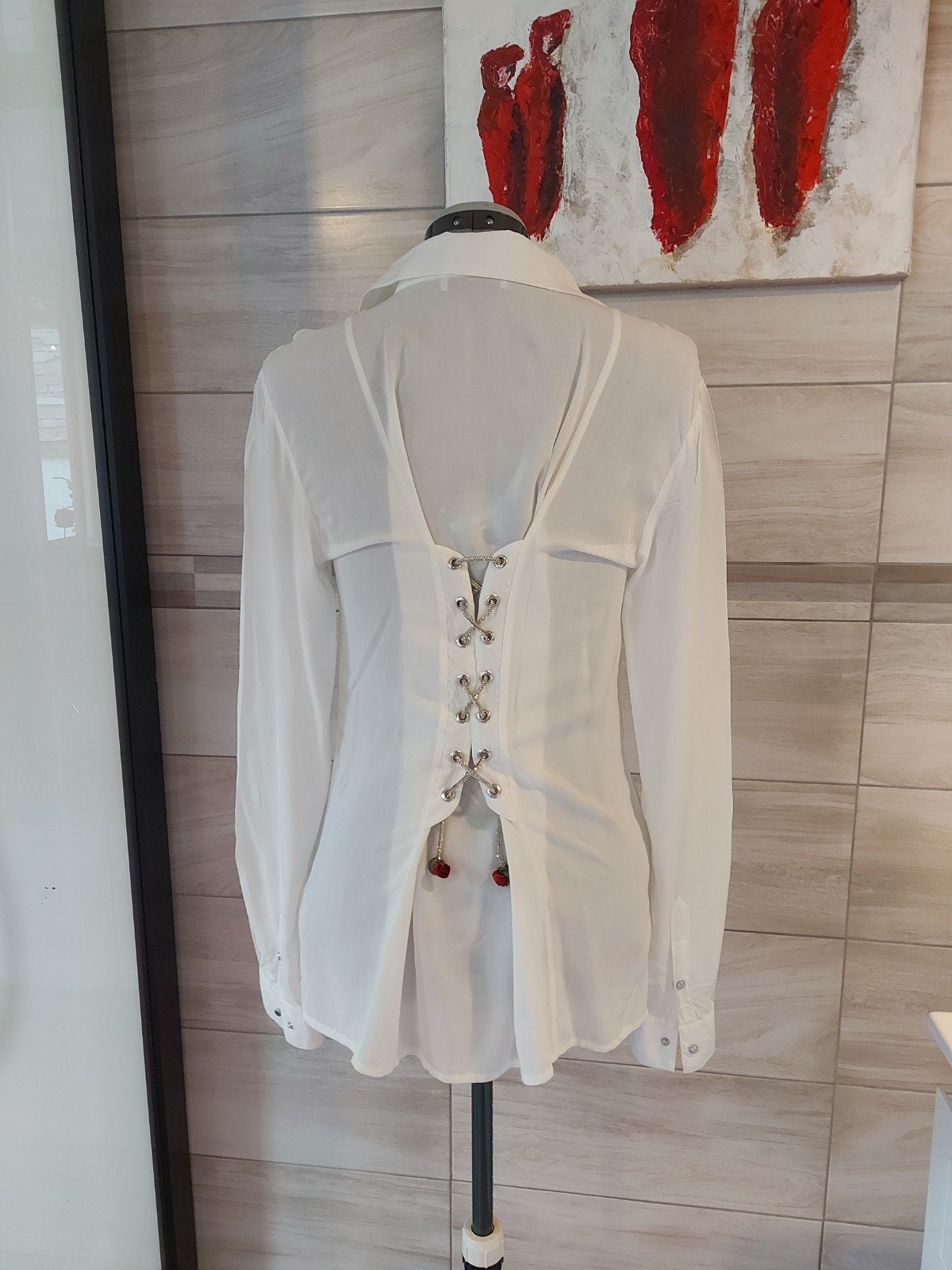 chemise Diesel taille L, Kleding | Dames, Ophalen of Verzenden