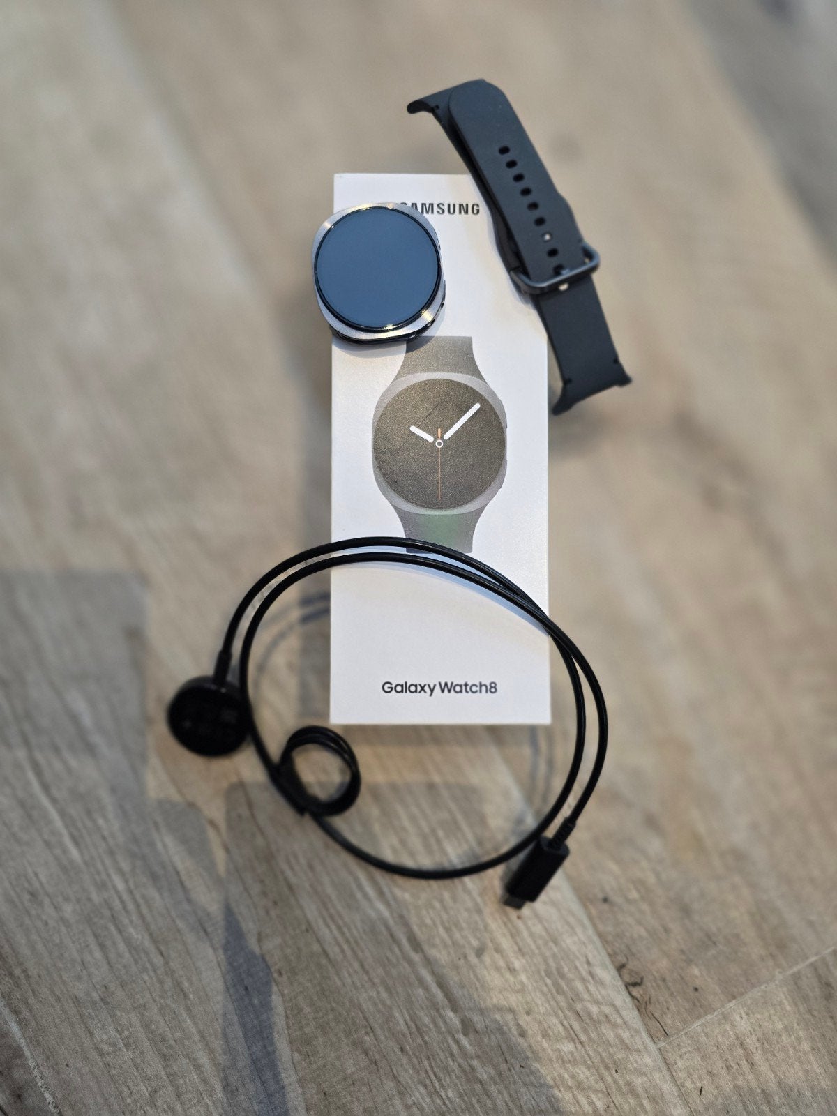 Samsung Galaxy Watch 8, Handtassen en Accessoires, Smartwatches, Zwart, Nieuw, Ophalen of Verzenden, Samsung