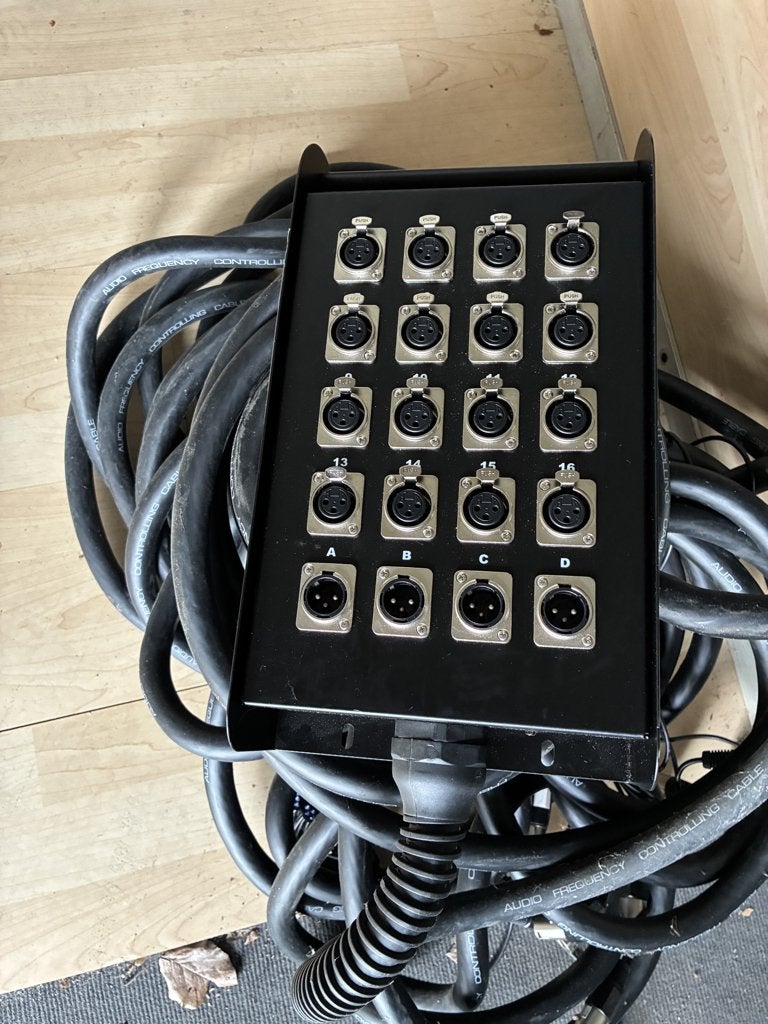 10m verleng kabel voor XLR aansluitingen, Ophalen, Zo goed als nieuw, Audio