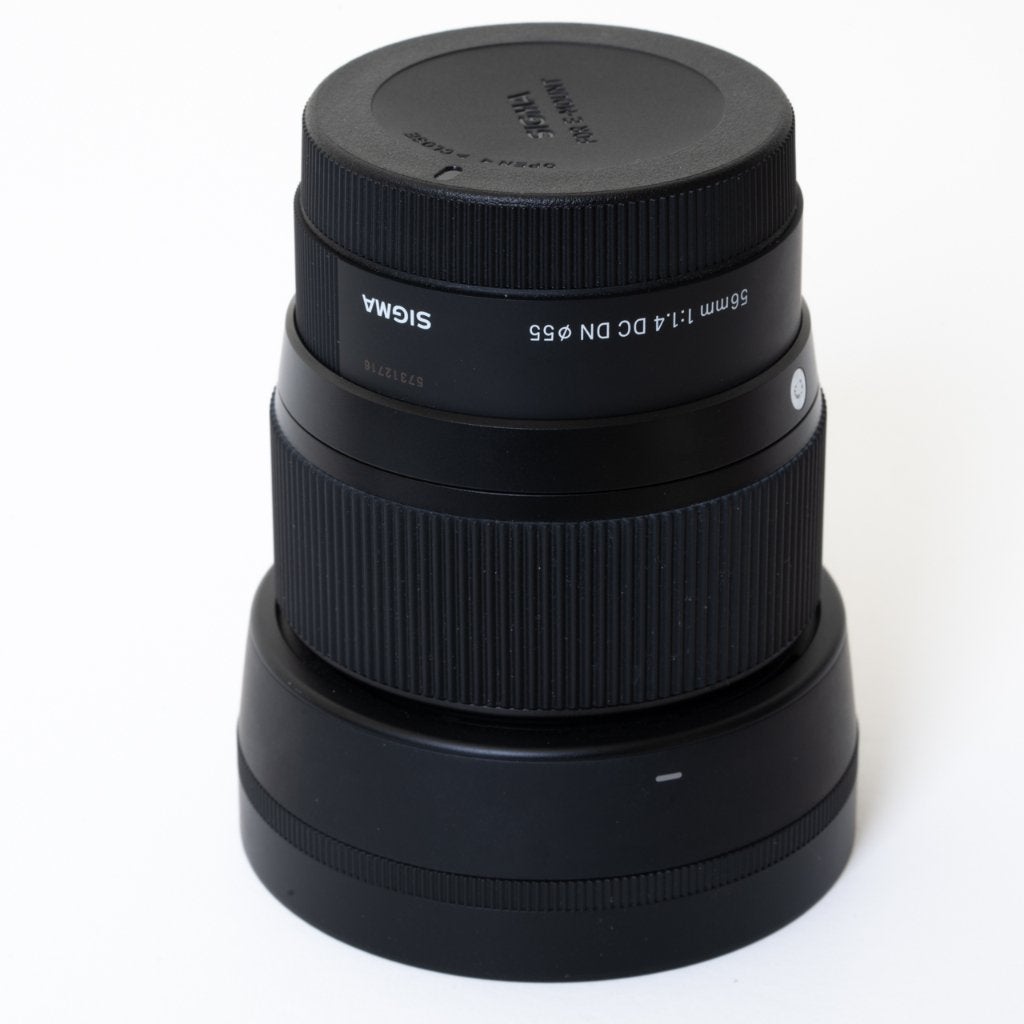 Sigma 56mm f/1.4 DC DN Contemporary Sony E-mount objectief, Sigma, Monture Sony E, Comme neuf, Autofocus