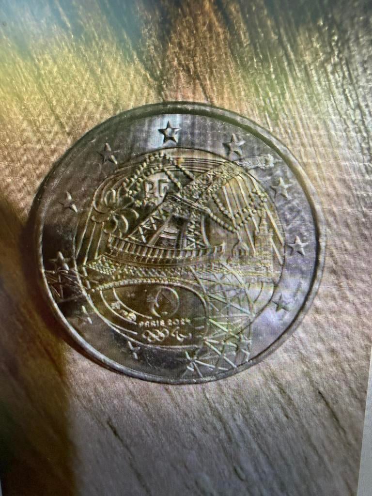 2 euro olympische spelen 2024, Ophalen of Verzenden, 2 euro