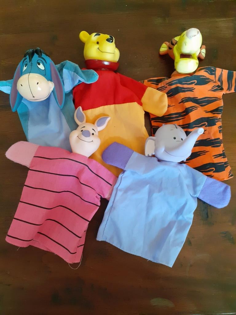 Winnie the Pooh handpoppen poppenkastpoppen Disney, Enlèvement ou Envoi