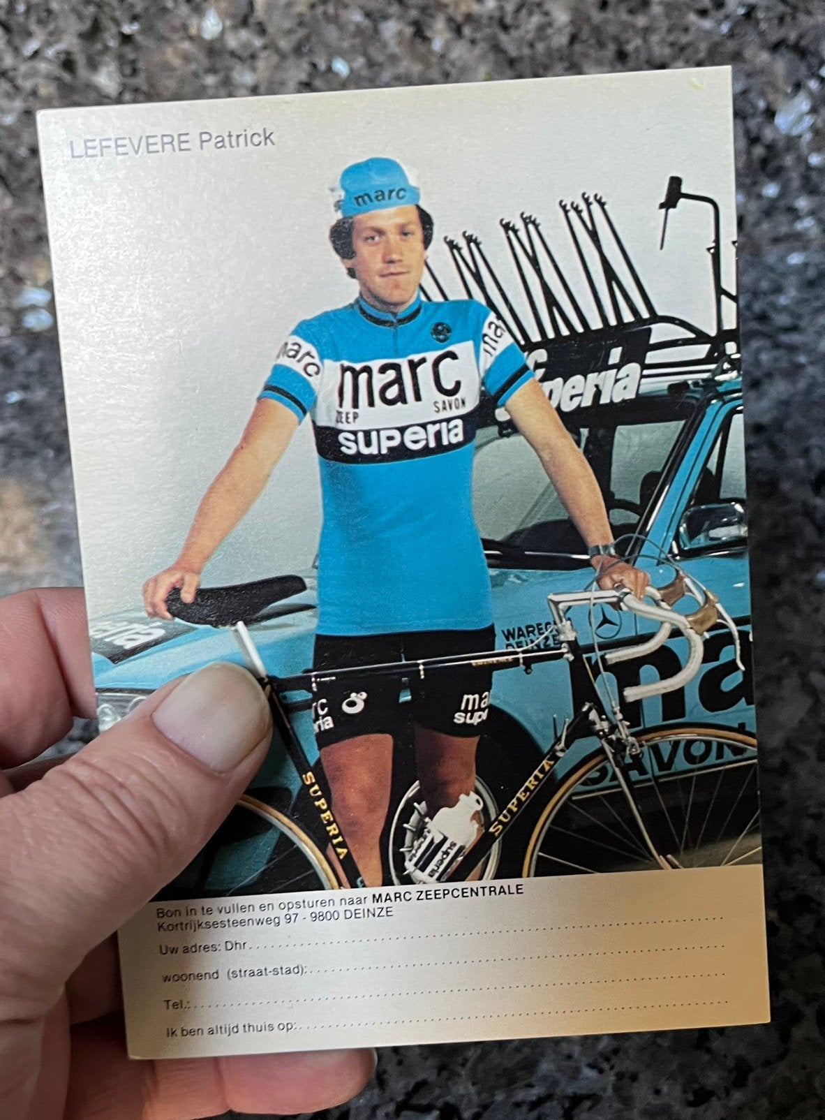 Wielrenner Patrick Lefevere, Verzamelen, Ophalen, Zo goed als nieuw
