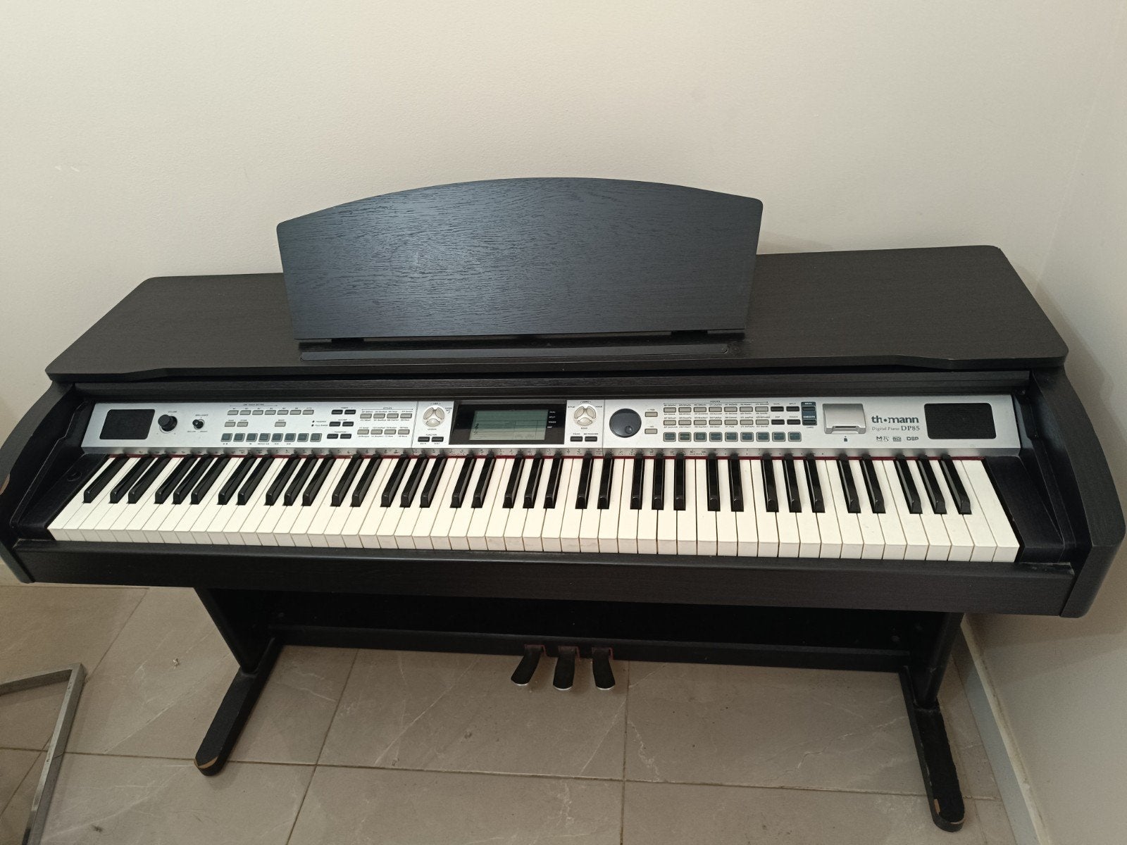 Piano Électrique Thomann, Muziek en Instrumenten, Piano's, Ophalen, Zwart, Digitaal, Zo goed als nieuw