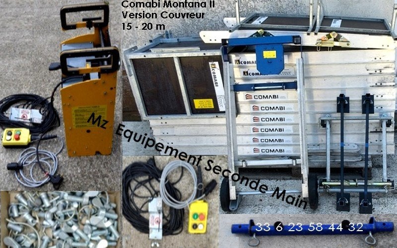 Monte charge Montana  II Hauteur 20 m + options  FACTURE, Enlèvement, Comme neuf, Ascenseur de chantier