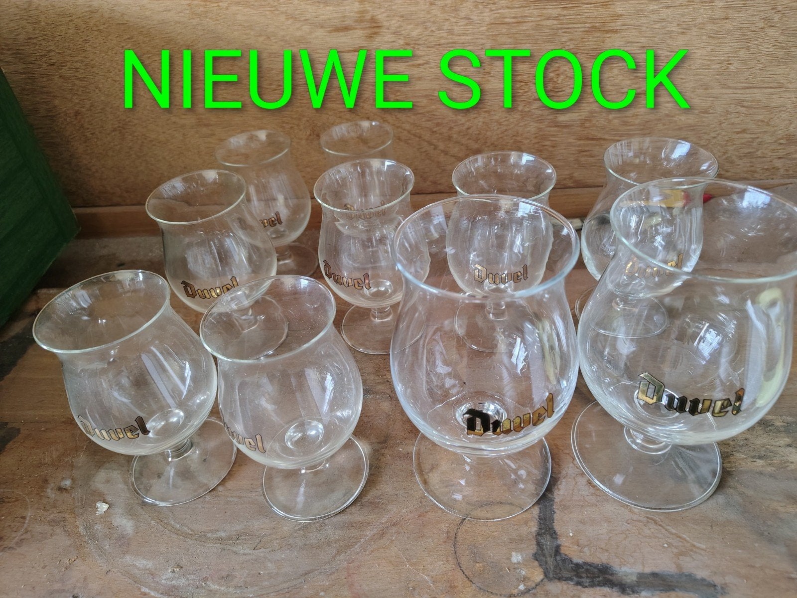 Duvel glazen te koop, Ophalen, Zo goed als nieuw, Bierglas