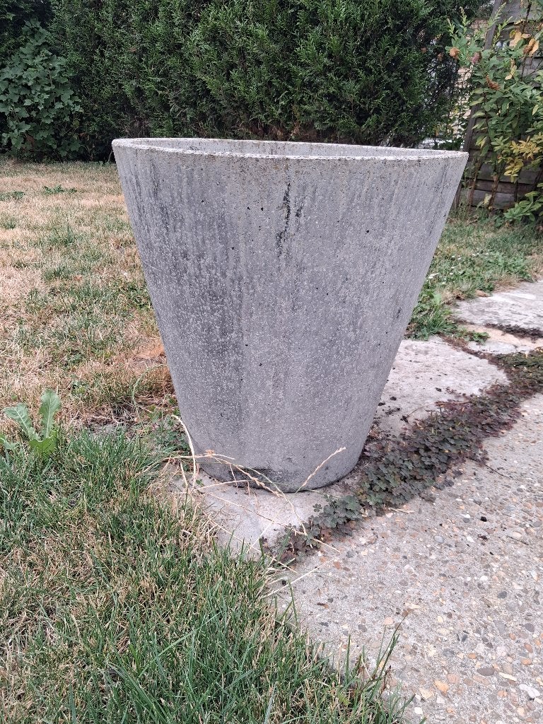 Grote stenen bloempot voor buiten, Tuin en Terras, Bloempotten, Ophalen, Steen, Gebruikt, 40 cm of meer