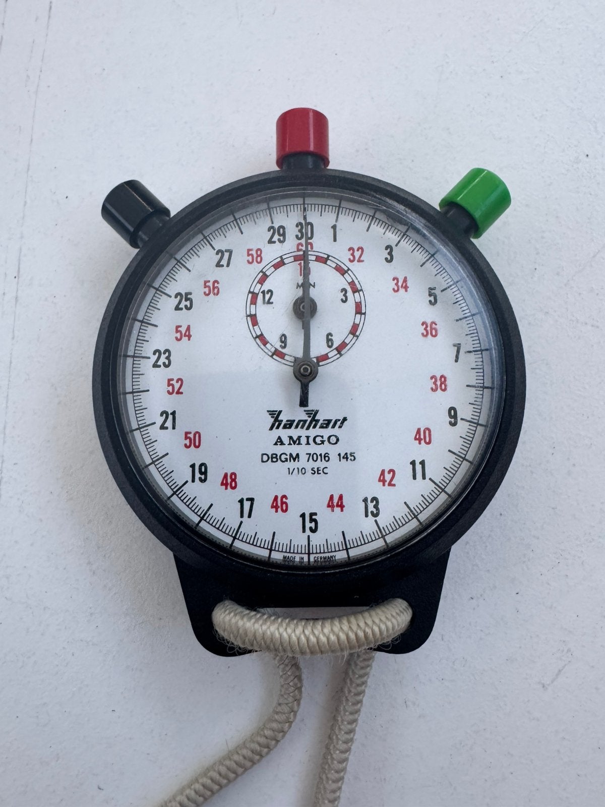 Chronometer Hanhart Amigo 1/10 sec, Watersport en Boten, Duiken, Ophalen, Zo goed als nieuw