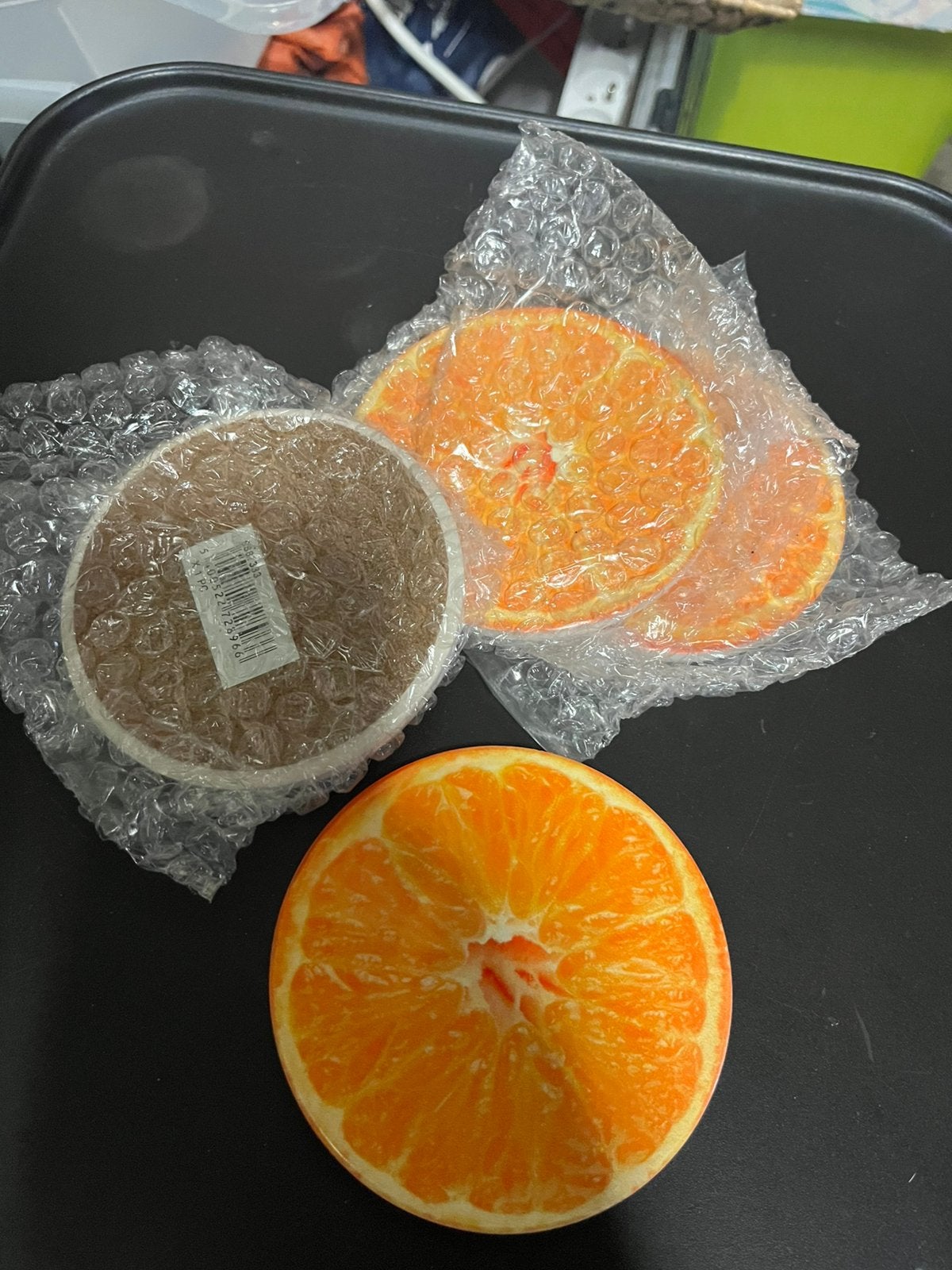Sous verre, Orange, Enlèvement ou Envoi, Sous-verre, Comme neuf