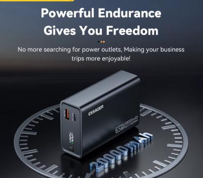 Batterie externe Essager 20000 mAh - Charge rapide 65 W -, Enlèvement ou Envoi, Neuf