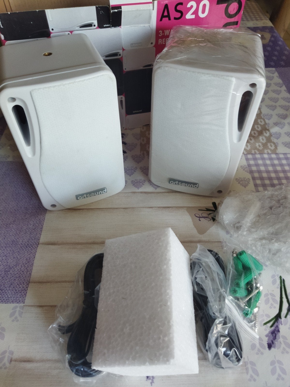 Artsound AS20W, Nieuw, 60 tot 120 watt, Basreflex, Ophalen